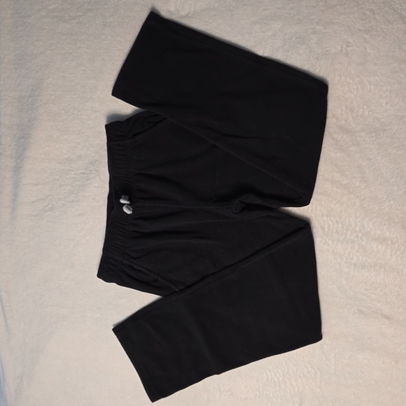 Carters Boys Black Fleece Pull On Pants Drawstring With Pockets Size 8 - Picture 1 of 7